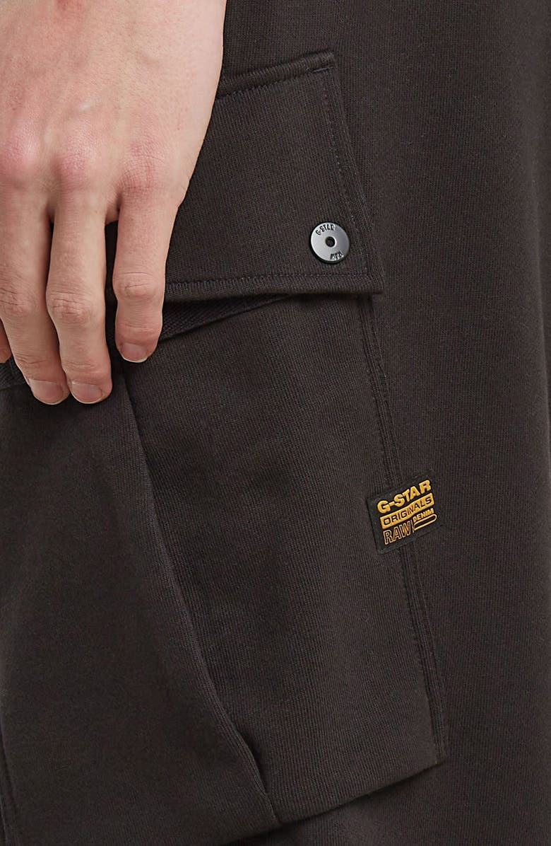 G-STAR Rovic Zip 3D Loose Cargo Joggers, Alternate, color, Dark Black