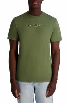 KARL LAGERFELD PARIS Camo Logo Graphic T-Shirt