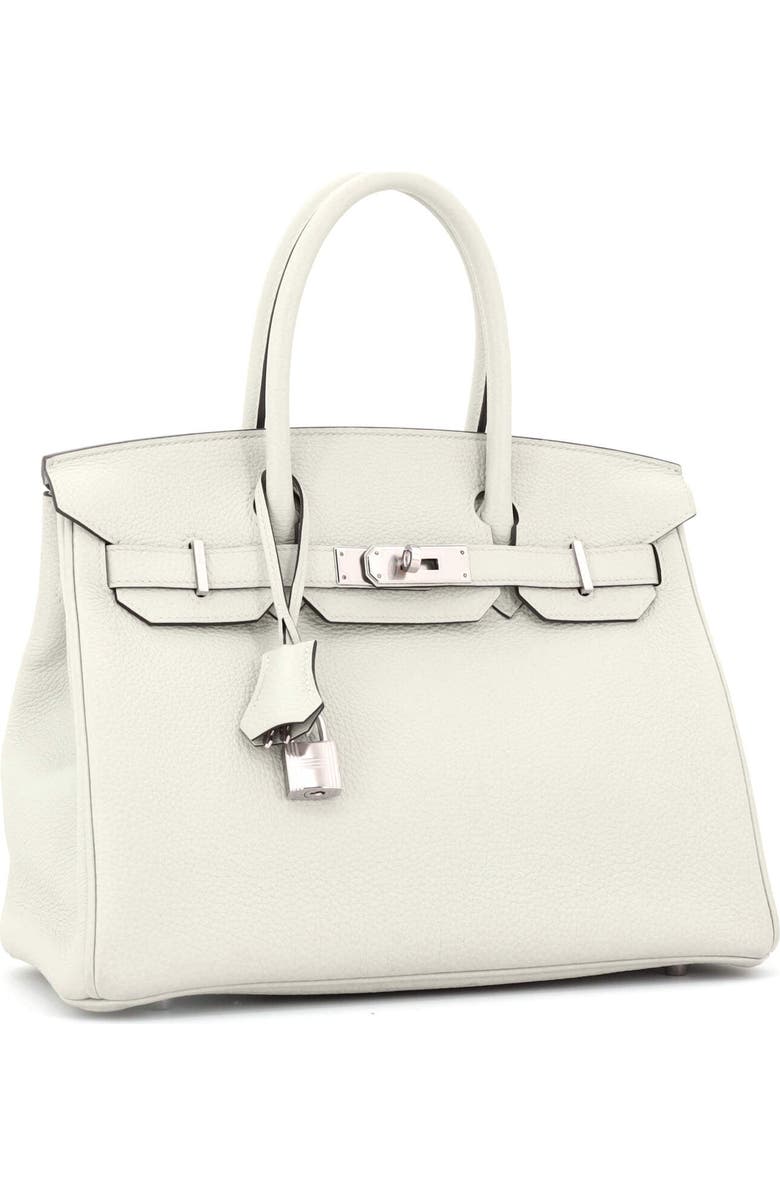Pre-Owned Hermes Birkin Handbag Grey Togo with Palladium Hardware 30, Alternate, color,