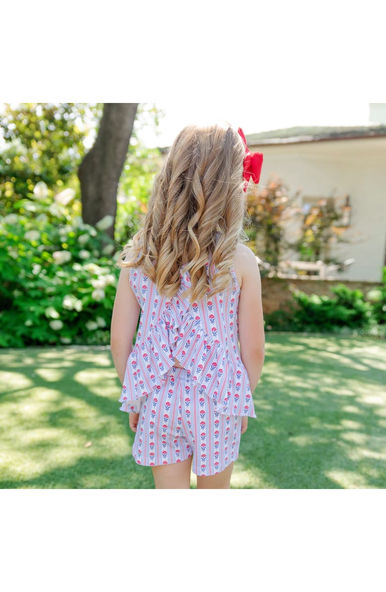 Lila and Hayes Poppy Girls' Short Set, Alternate, color, Liberty Floral