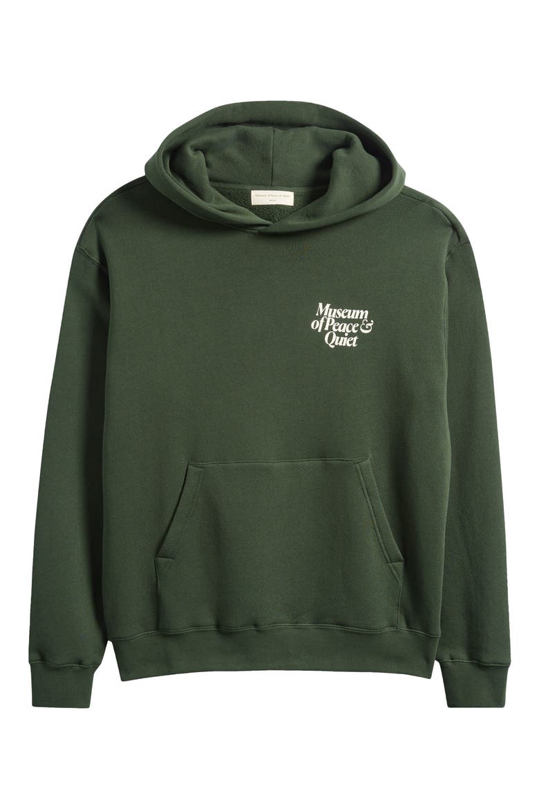 Mid Century Terry Hoodie, Main, color, FOREST
