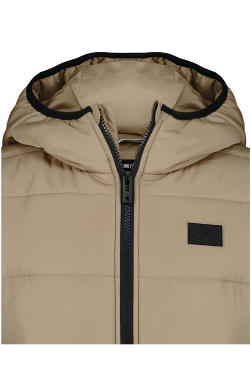 Under Armour Kids' 2fer Water Resistant Hoodie Vest In Neutral