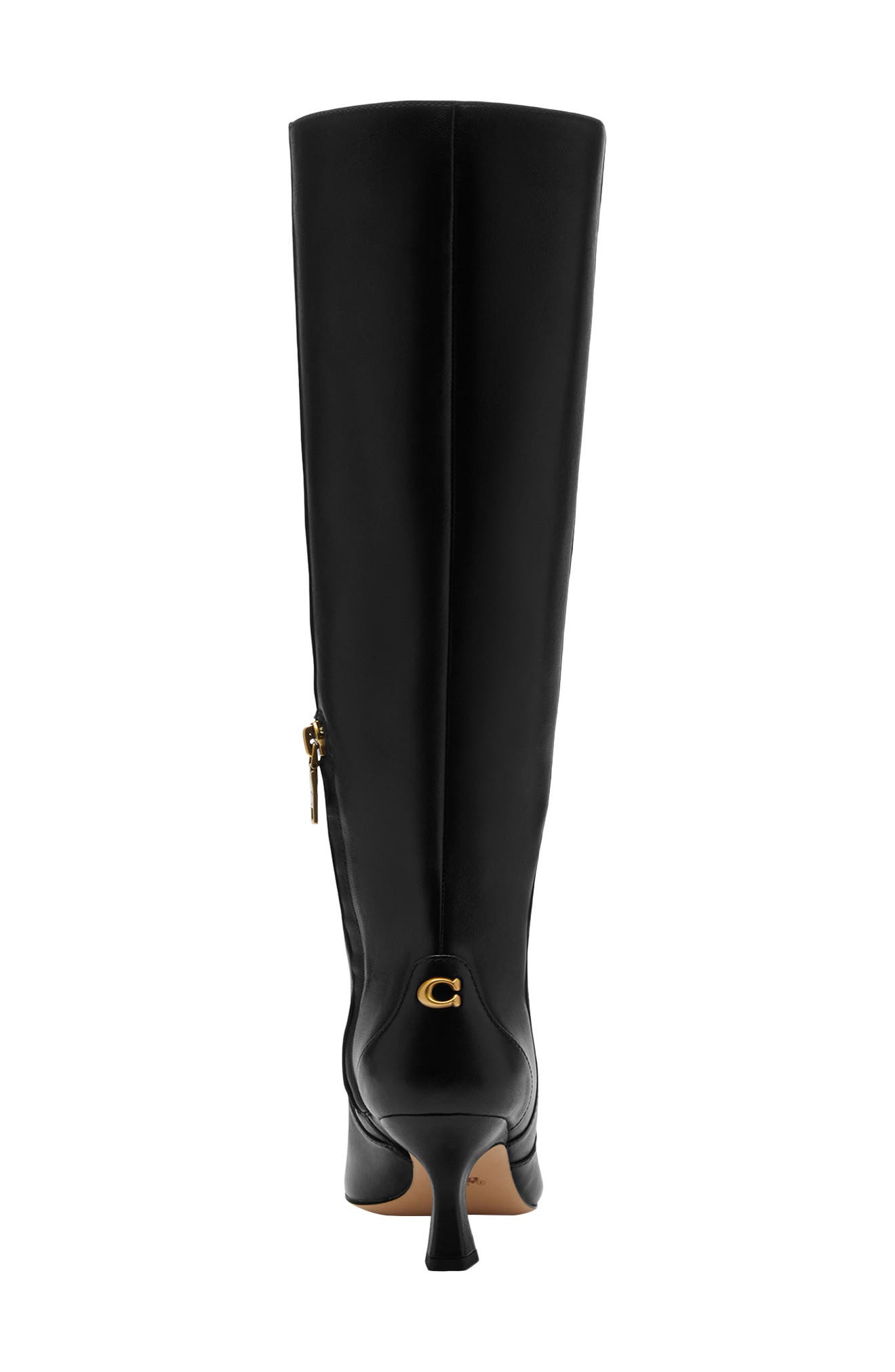 COACH Sculpted C Kitten Heel Boot, Alternate, color, 