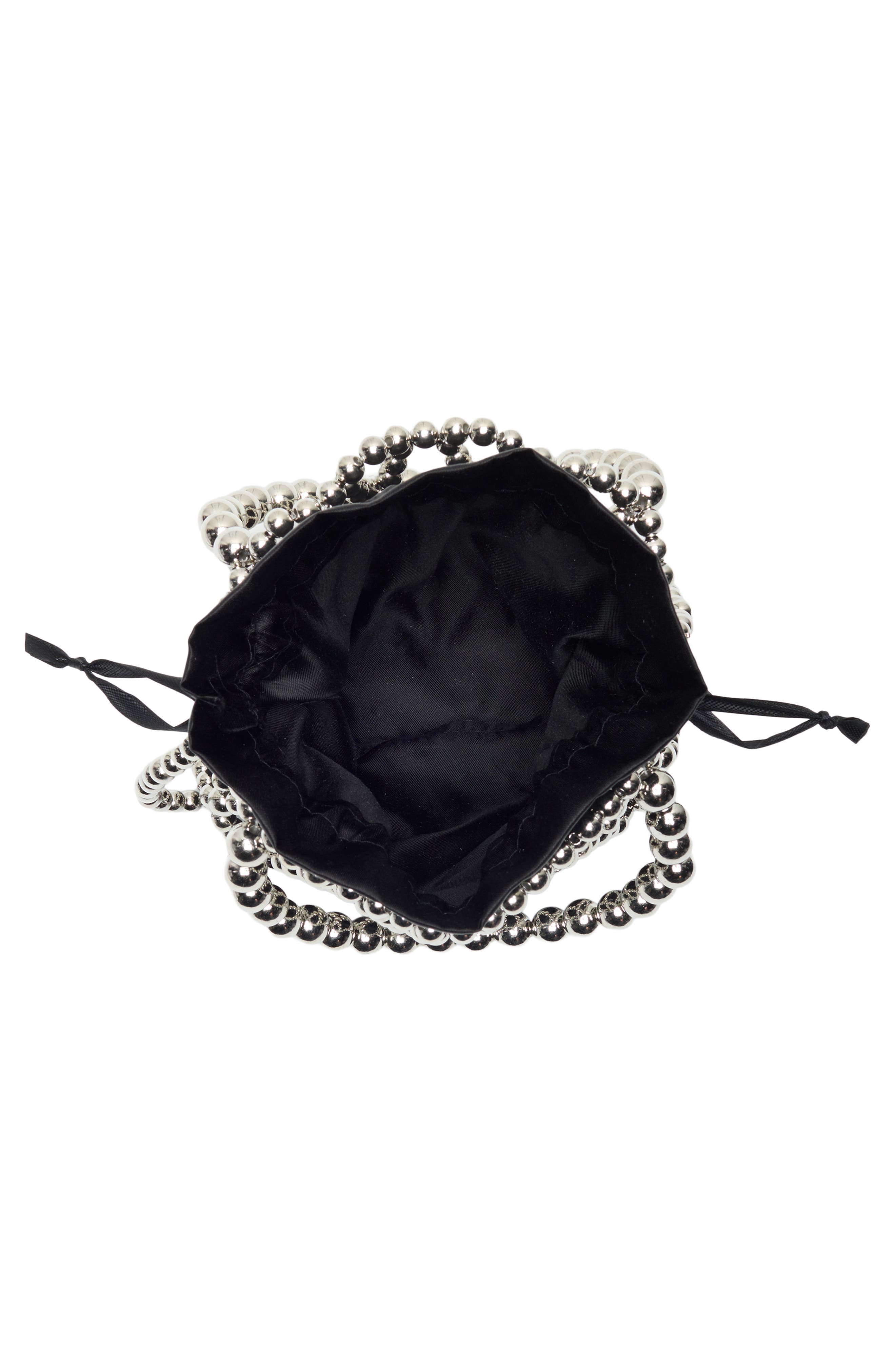 BCBG Beaded Cage Mini Bag, Alternate, color, Black