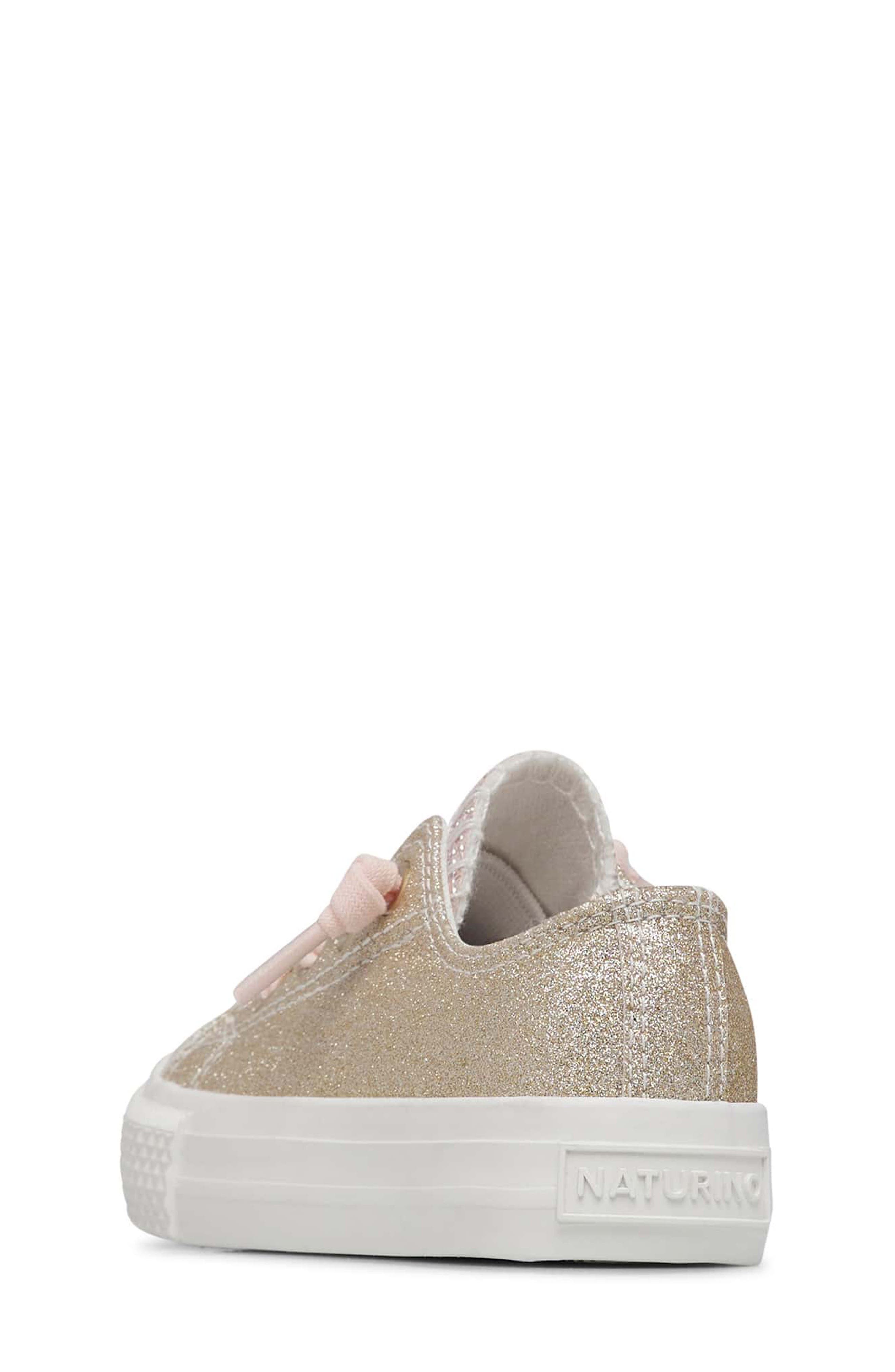 Naturino Kids' Ayasy Sneaker, Alternate, color, Platinum-Cipria