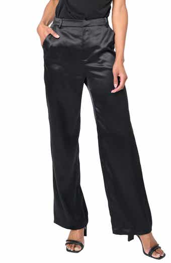 GIBSONLOOK Lindsey Wide Leg Satin Pants