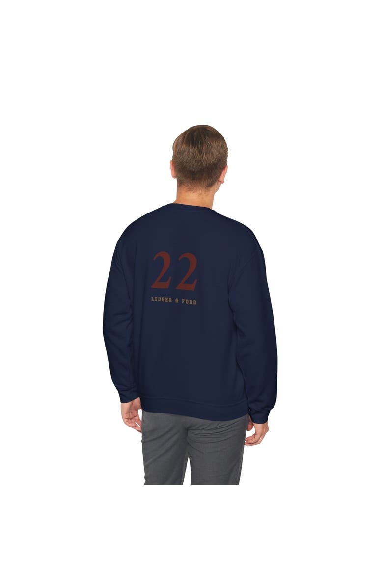 Ledger & Ford Team Player Rugby Embroidered Crewneck, Main, color,