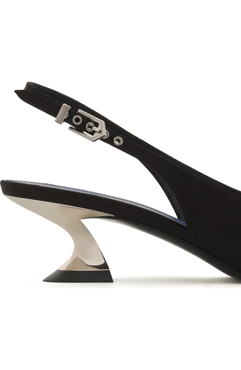 Lanvin Affinity Arch Slingback, Alternate, color, Black