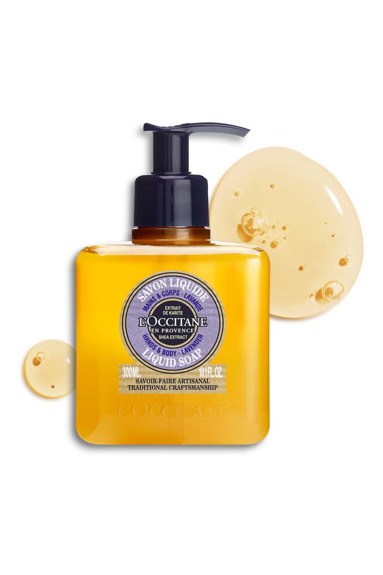 Shea Hands & Body Lavender Liquid Soap, Alternate, color, LAVENDER