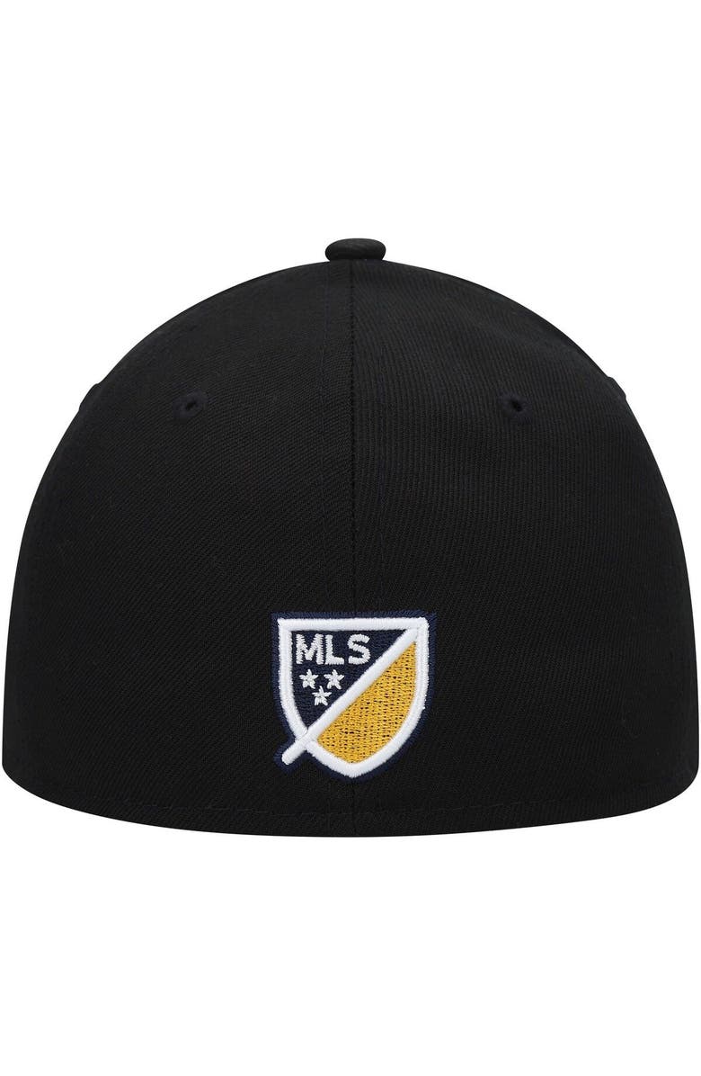 New Era Men's New Era Black LA Galaxy Primary Logo Low Profile 59FIFTY Fitted Hat, Alternate, color, 