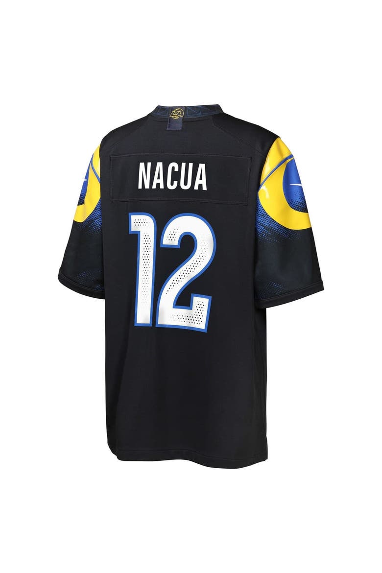 Youth Nike Puka Nacua Midnight Blue Los Angeles Rams 2025 Rivalries Collection Game Jersey, Alternate, color, Dark Blue