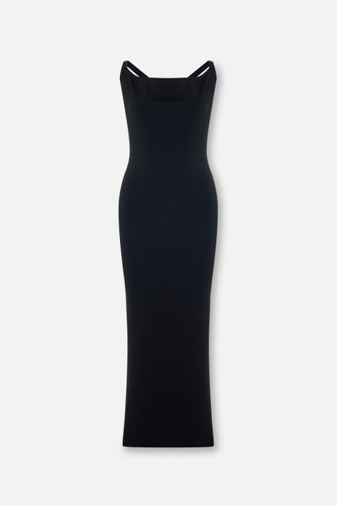 Daydreamers Cross Back Knit Maxi Dress