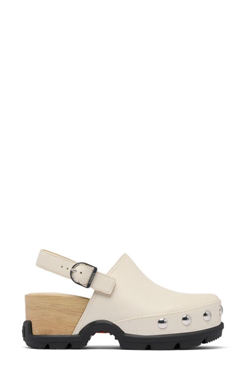 Sorel Roam'n Rvt Clog In Chalk/black