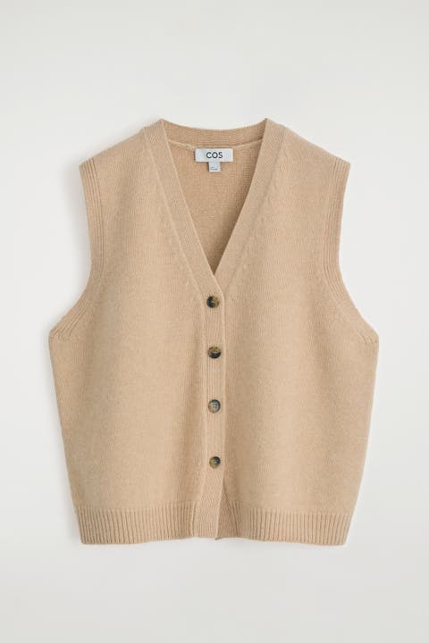 Knitted Cashmere-Blend Tank