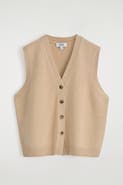 COS Knitted Cashmere-Blend Tank