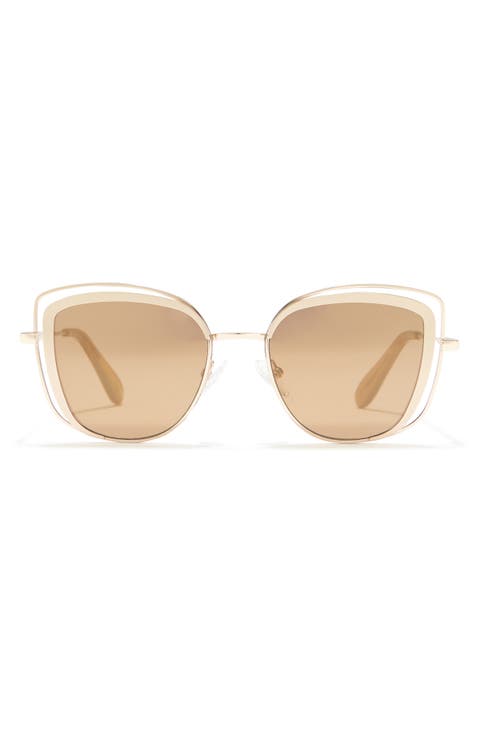 53mm Vented Cat Eye Sunglasses