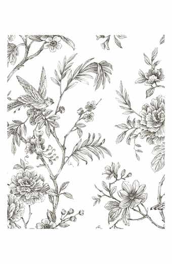 Wallpops Charcoal Longwood Peel & Stick Wallpaper