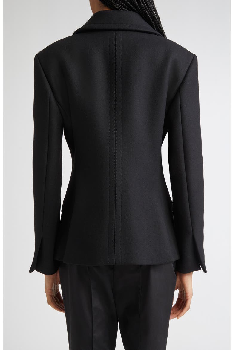Jesse Virgin Wool Blend Jacket, Alternate, color, BLACK