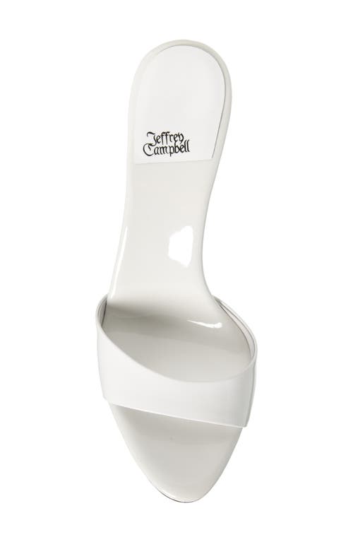 Jeffrey Campbell Ce-soire Slide Sandal In White