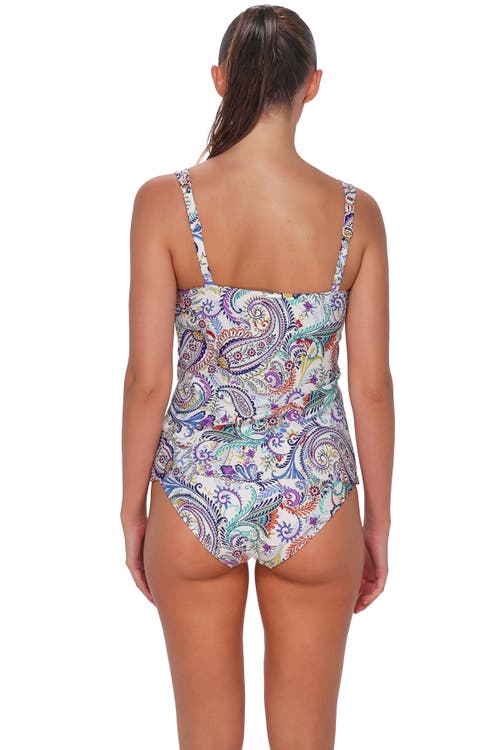 Sunsets Taylor Tankini Swimsuit Top In Multi