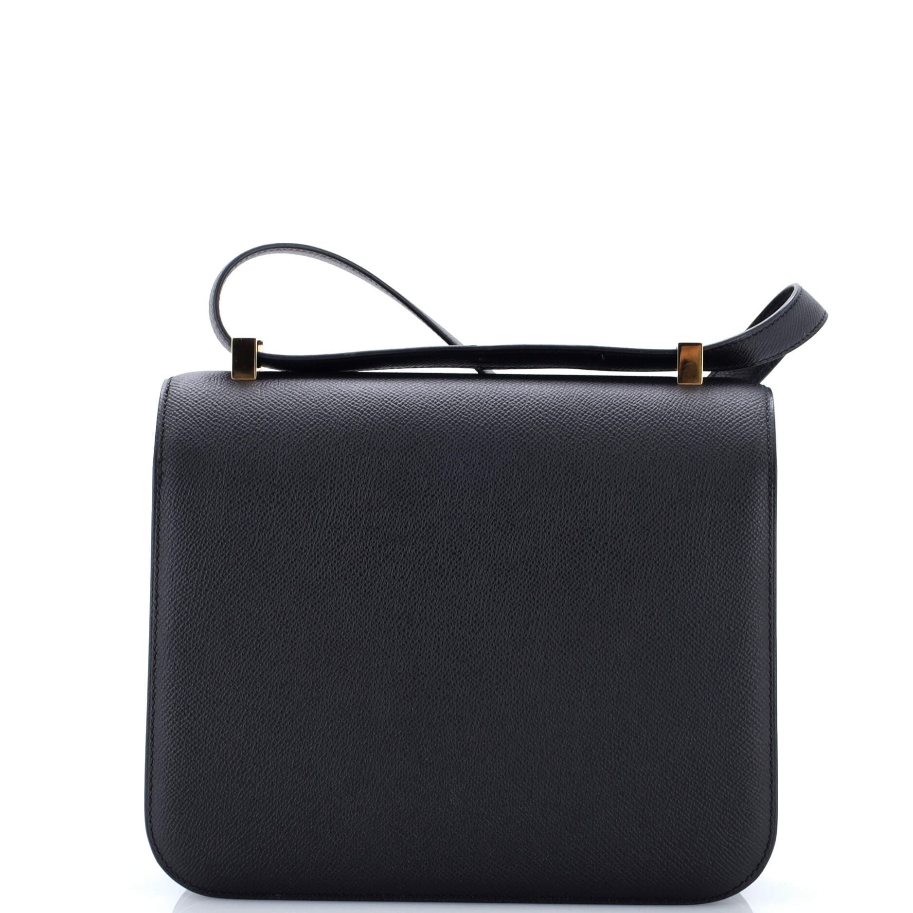 Pre-Owned Hermes Constance Bag Epsom 24, Alternate, color, Noir