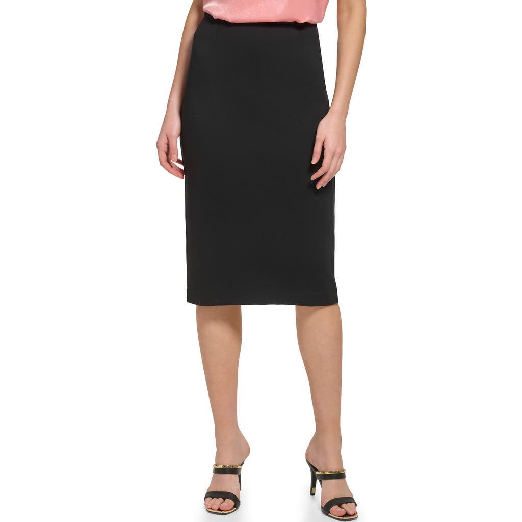 DKNY Pull-On Pencil Skirt in Black at Nordstrom, Size X-Large
