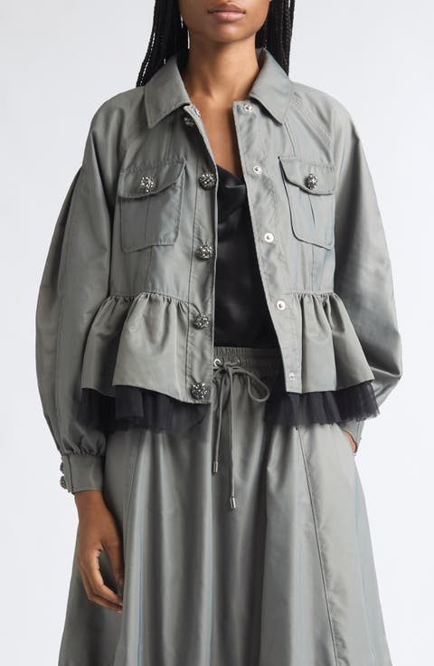 Margot Ruffle Hem Jacket