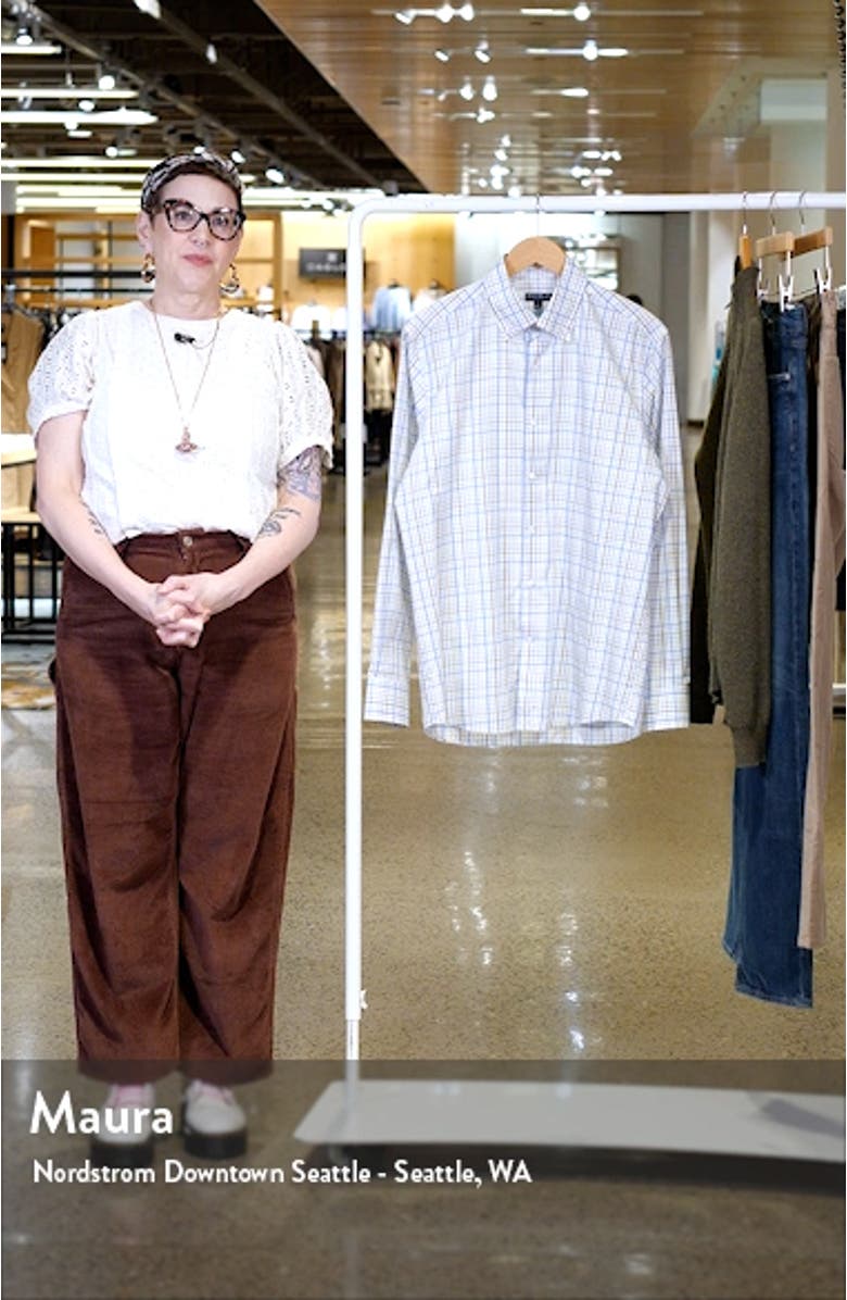 Brighton Plaid Cotton Button-Down Shirt, sales video thumbnail