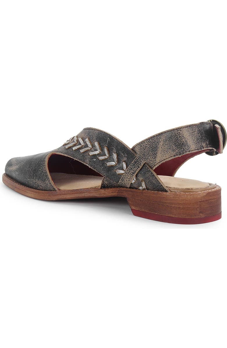 Bed Stu Join Pointed-Toe Flat, Alternate, color, Black Lux Nectar Lux