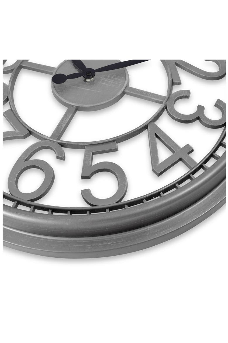 See Through Wall Clock, Alternate, color, GREY