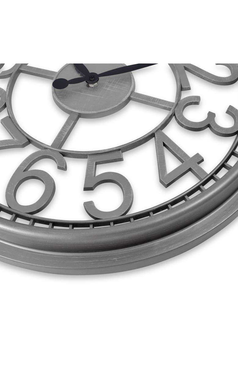 Westclox See Through Wall Clock, Alternate, color, Grey