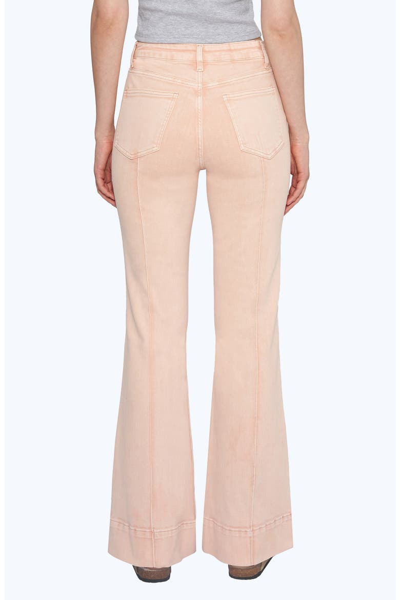 High Waist Flare Jeans, Alternate, color, PINK