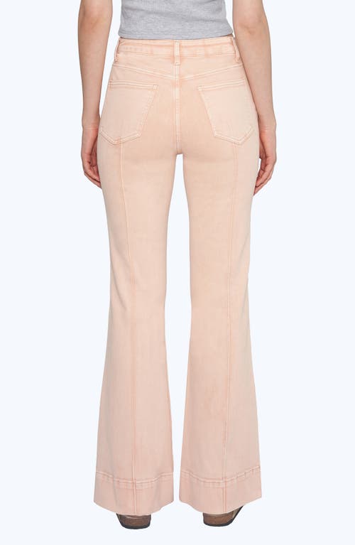 Bayeas High Waist Flare Jeans In Pink