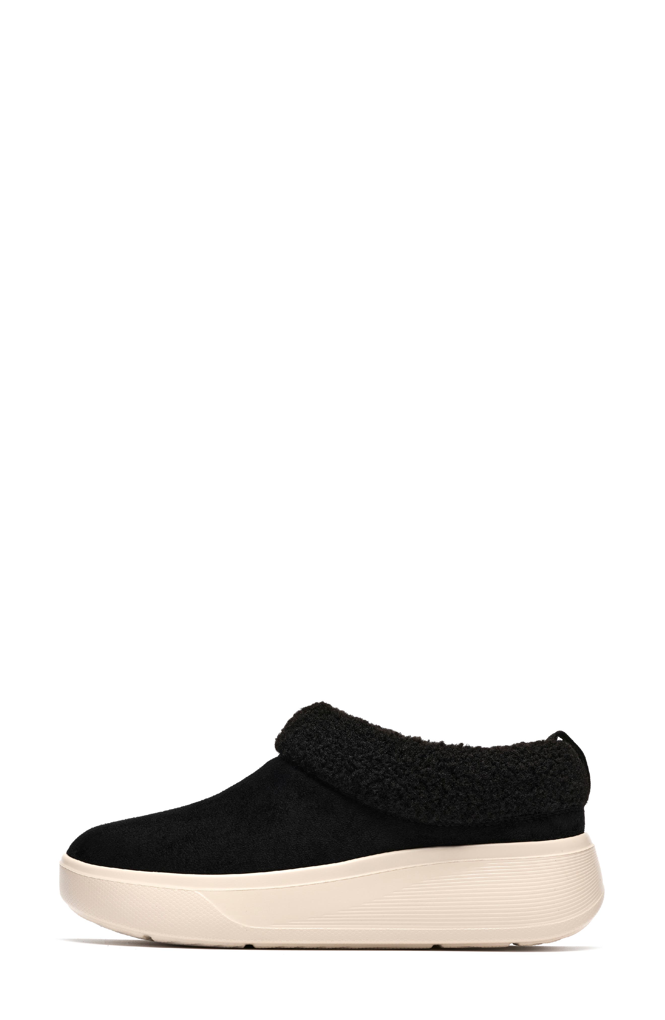 Solevana Cozy Recovery Slipper, Alternate, color, BLACK