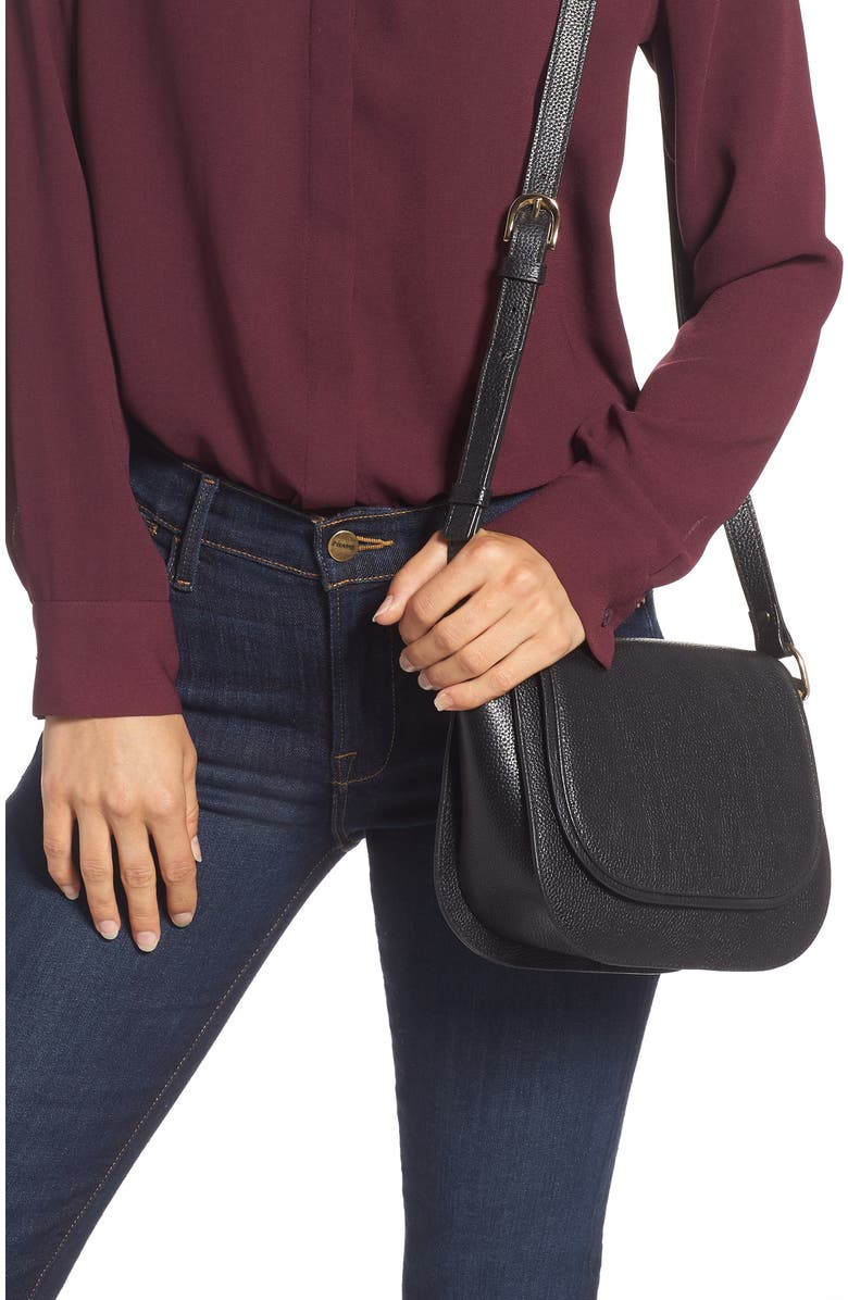 Nordstrom Pebbled Leather Shoulder Bag, Alternate, color,