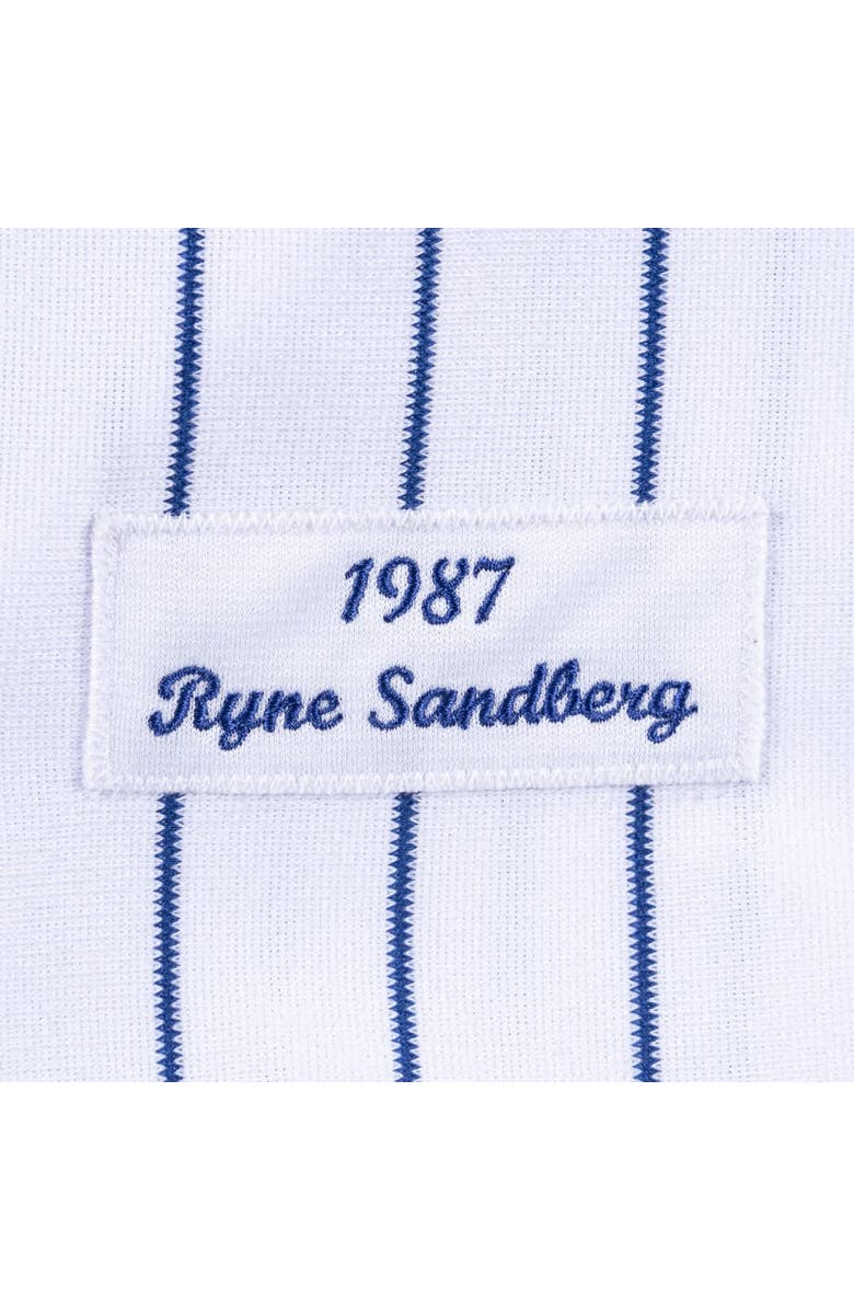 Mitchell & Ness Men's Ryne Sandberg White Chicago Cubs Cooperstown Collection 1987 Authentic Player Jersey, Alternate, color, White