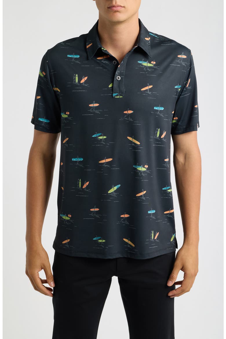 Surf Check Performance Polo, Main, color, GRAPHITE