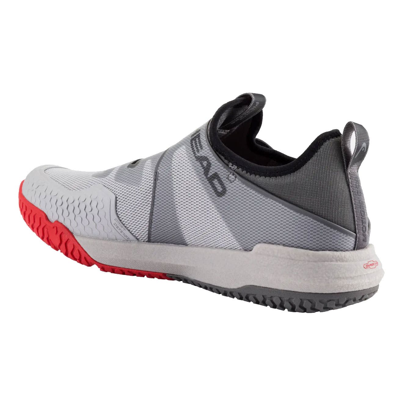 Motion Pro BOA Mens Pickleball Shoes, Alternate, color, Light Grey/Red