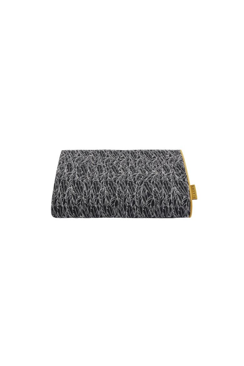 Feathers Duvet Cover, Main, color, Gold & Black