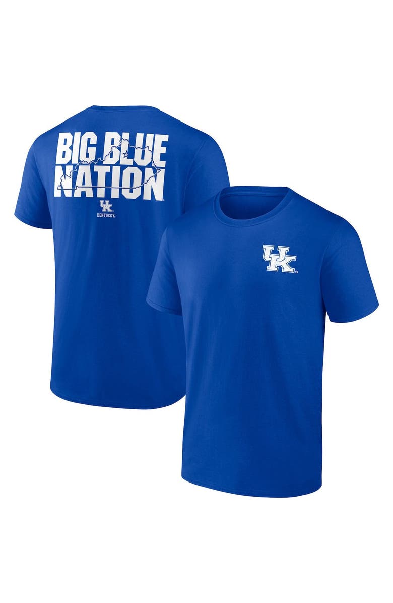 FANATICS Men's Fanatics Royal Kentucky Wildcats Hometown Collection 2-Hit T-Shirt, Main, color, 