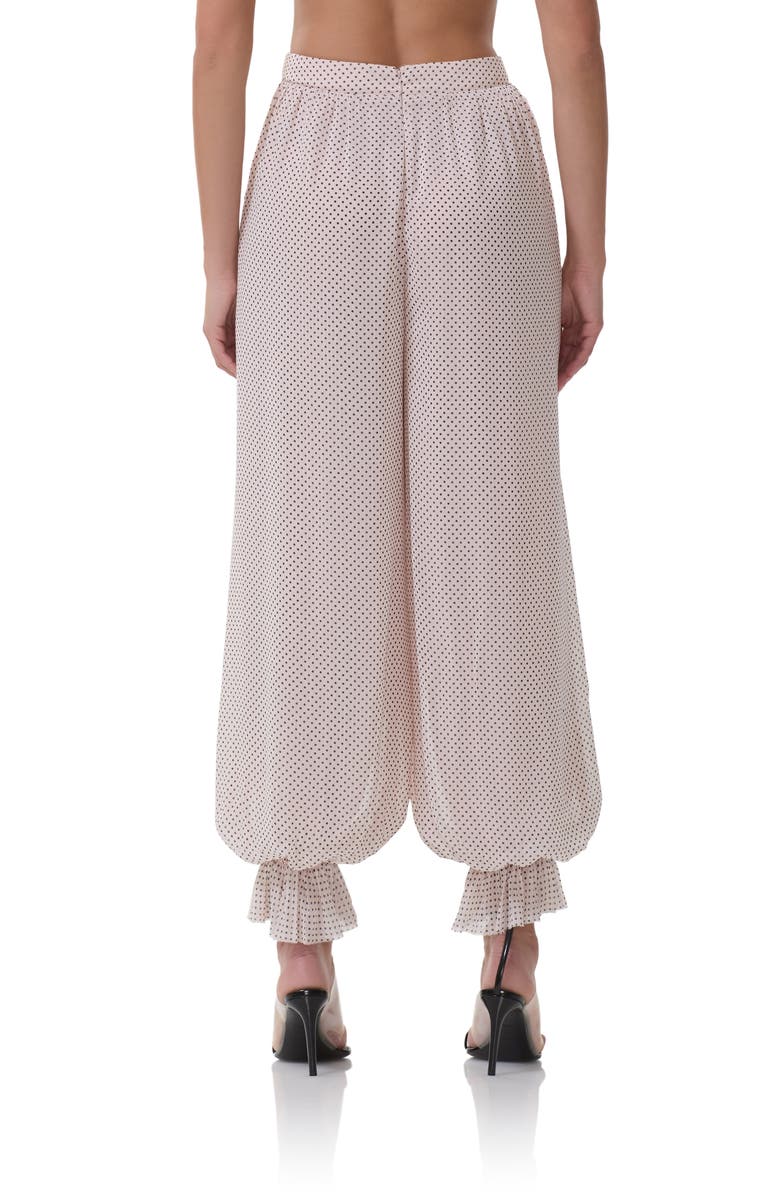 AFRM James Pin Dot Pants, Alternate, color, Mauve Pin Dot