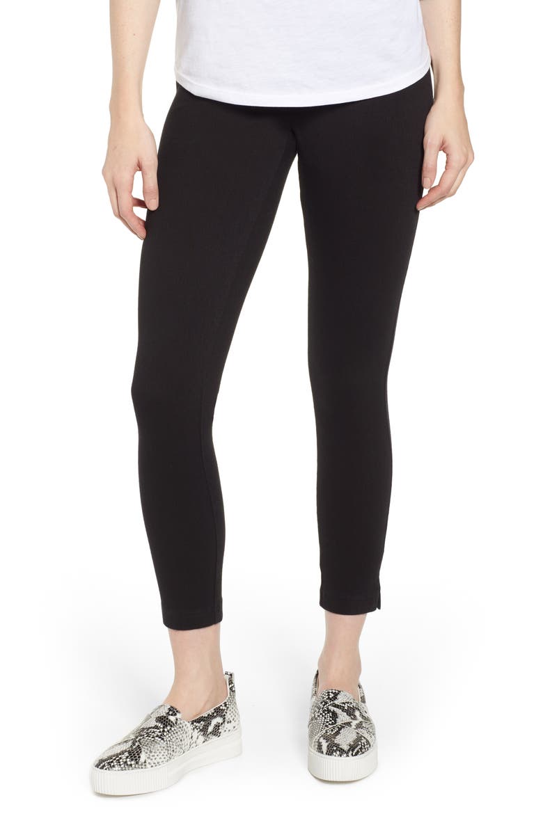 Lyssé High Waist Skinny Denim Leggings, Main, color, BLACK