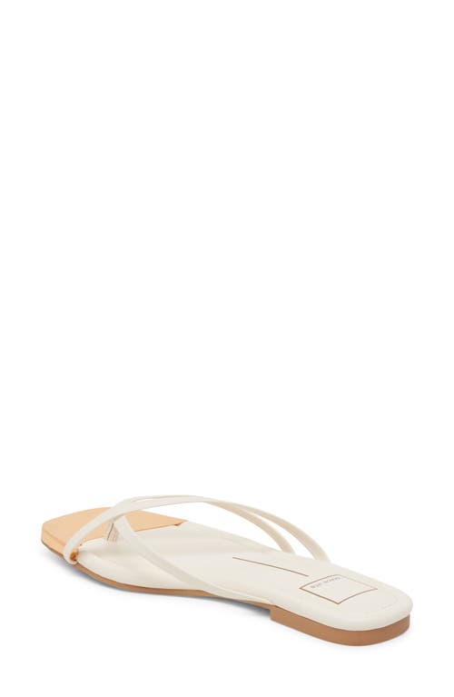 Dolce Vita Laguna Flip Flop In Off White Stella