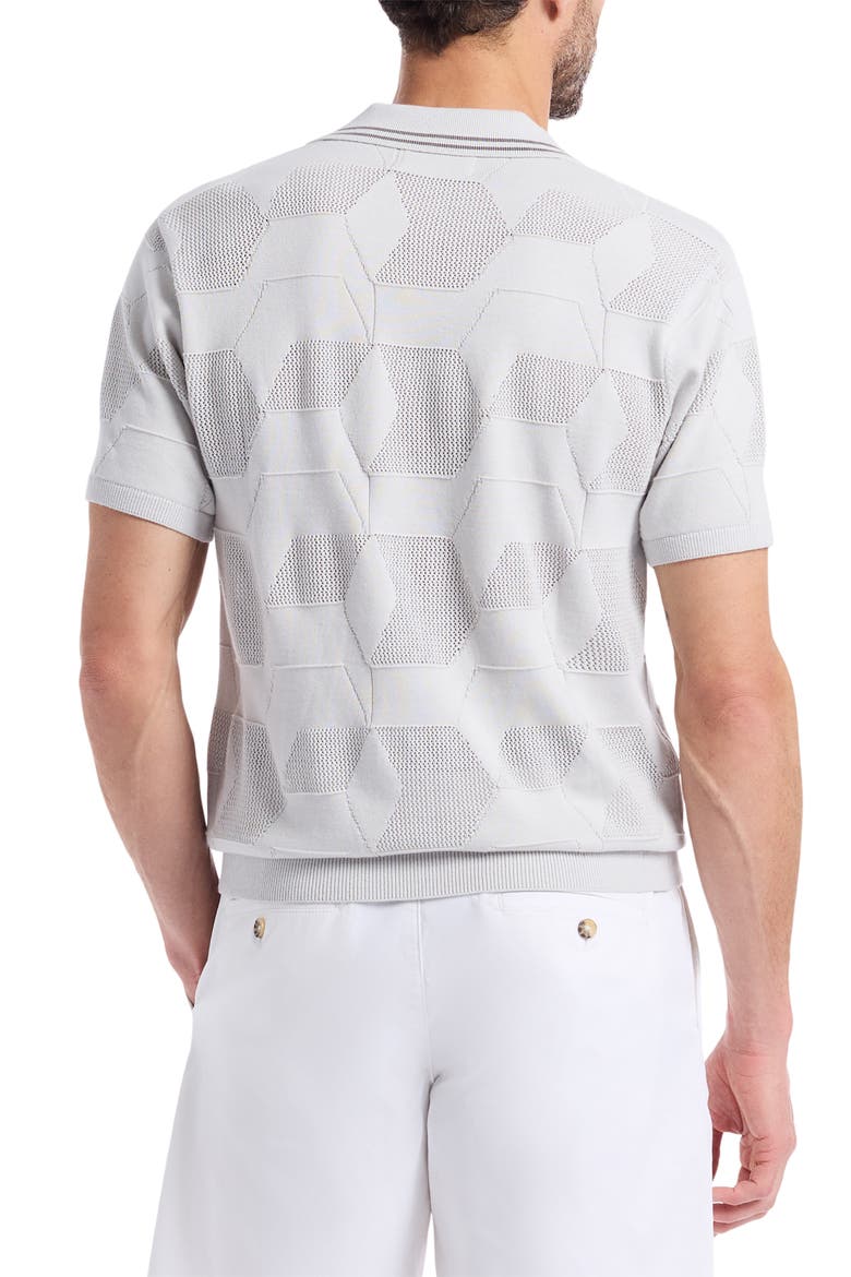 Marcross Short Sleeve Cotton Sweater, Alternate, color, LIGHT GREY