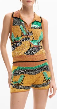 Desigual Polo Sweater Vest