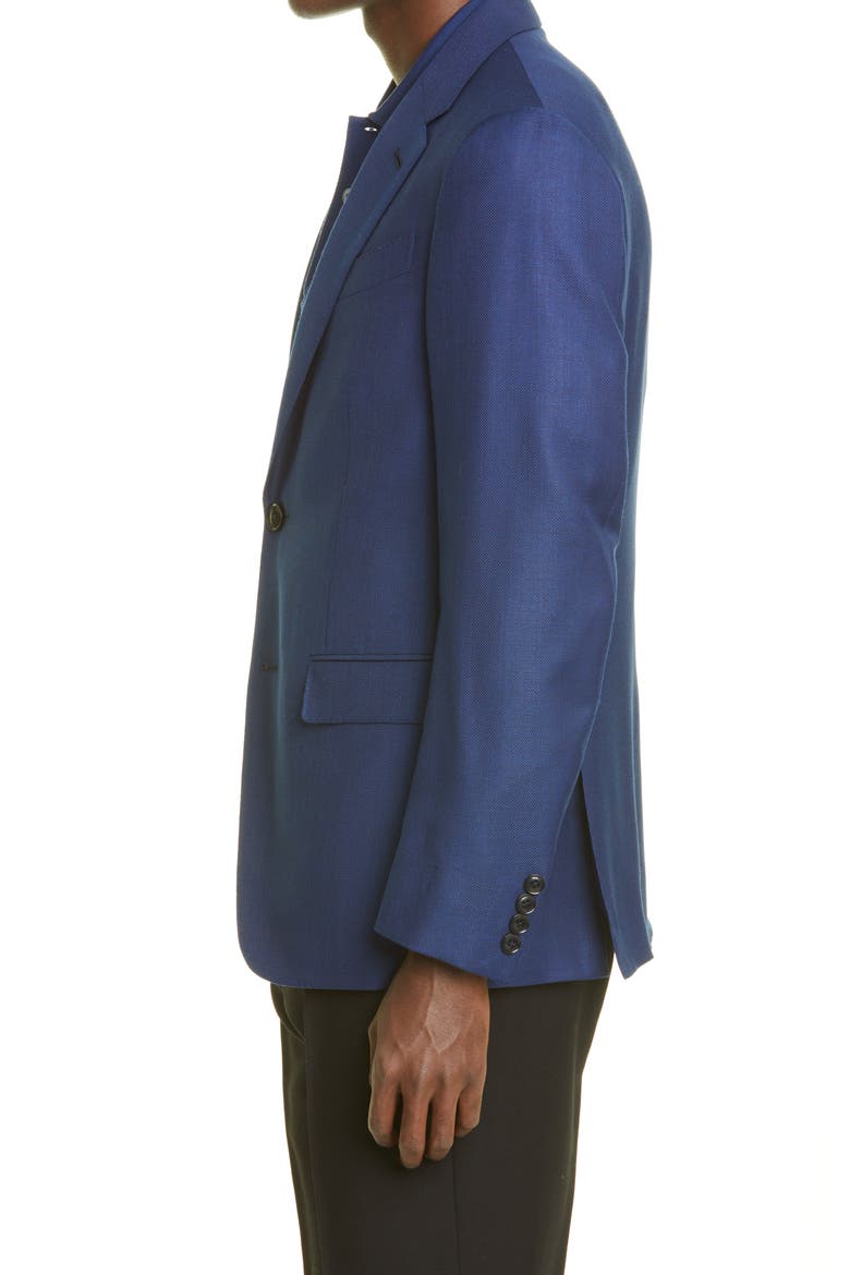 Achillfarm Milano Easy Fit Wool Blazer, Alternate, color, NVY SLD