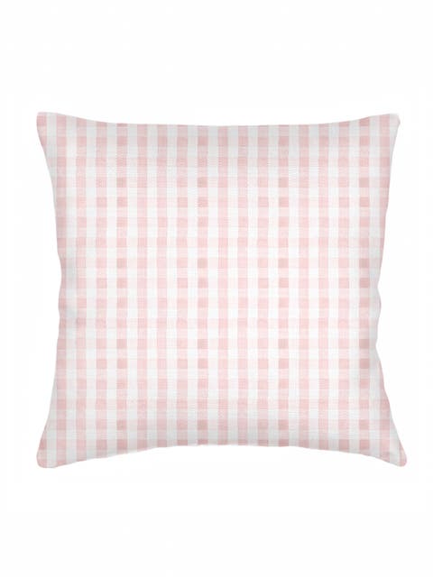 Gingham Linen Pillow Cover Only