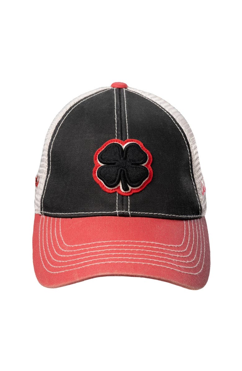 Black Clover Two Tone Vintage 4 Hat, Main, color, Black