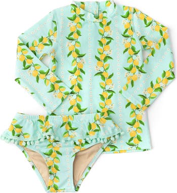 Kids' Citrus Grove Two-Piece Rashguard Swimsuit