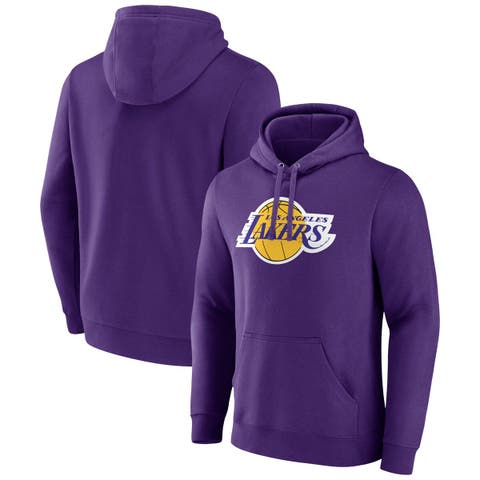 Men's Fanatics Branded  Purple Los Angeles Lakers Primary Logo Pullover Hoodie